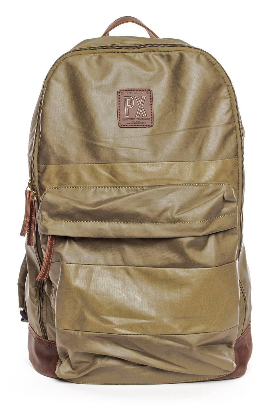 Premium Xpression Olive Paul Water Resistant Backpack