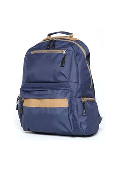 Premium Xpressions Navy/Camel Laptop-Sleeve Backpack thumbnail 3