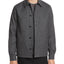 Ps Paul Smith Micro-houndstooth Shirt Jacket Gray Black