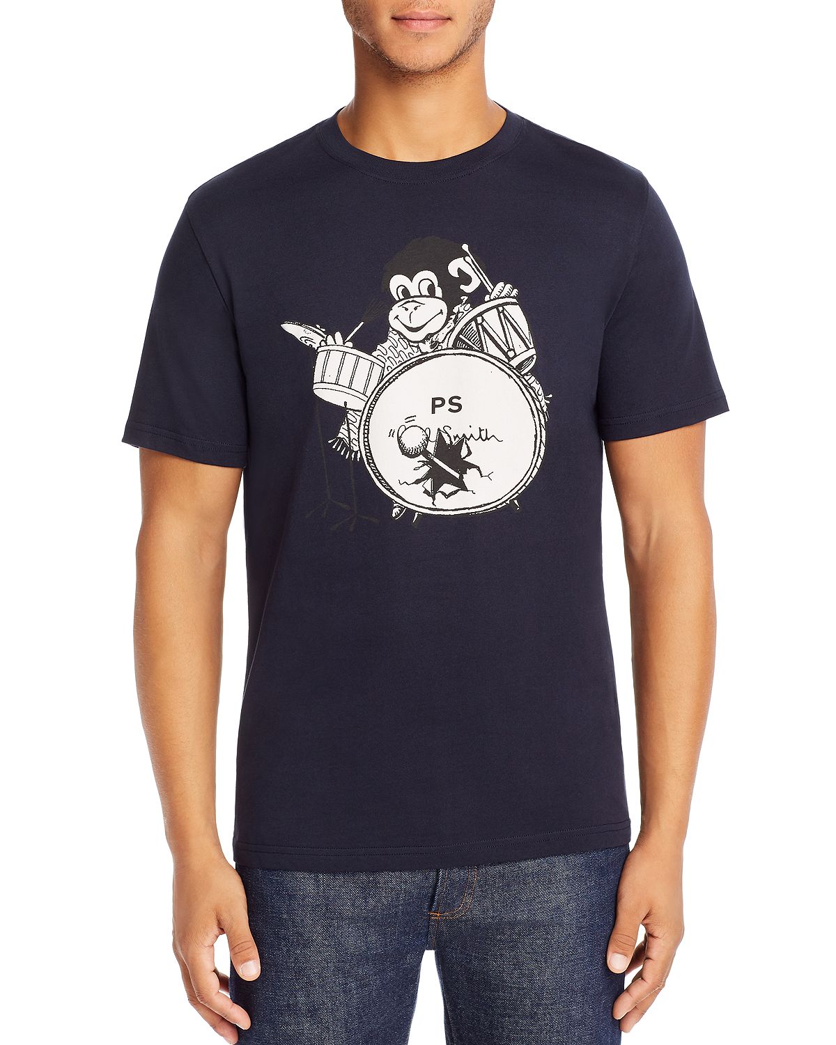 Ps Paul Smith Monkey Tee Navy
