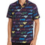Ps Paul Smith Short-sleeve Cheetah Print Regular Fit Shirt Navy