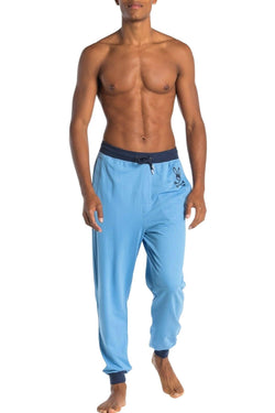Psycho Bunny Blue Cuffed Lounge Jogger thumbnail 3