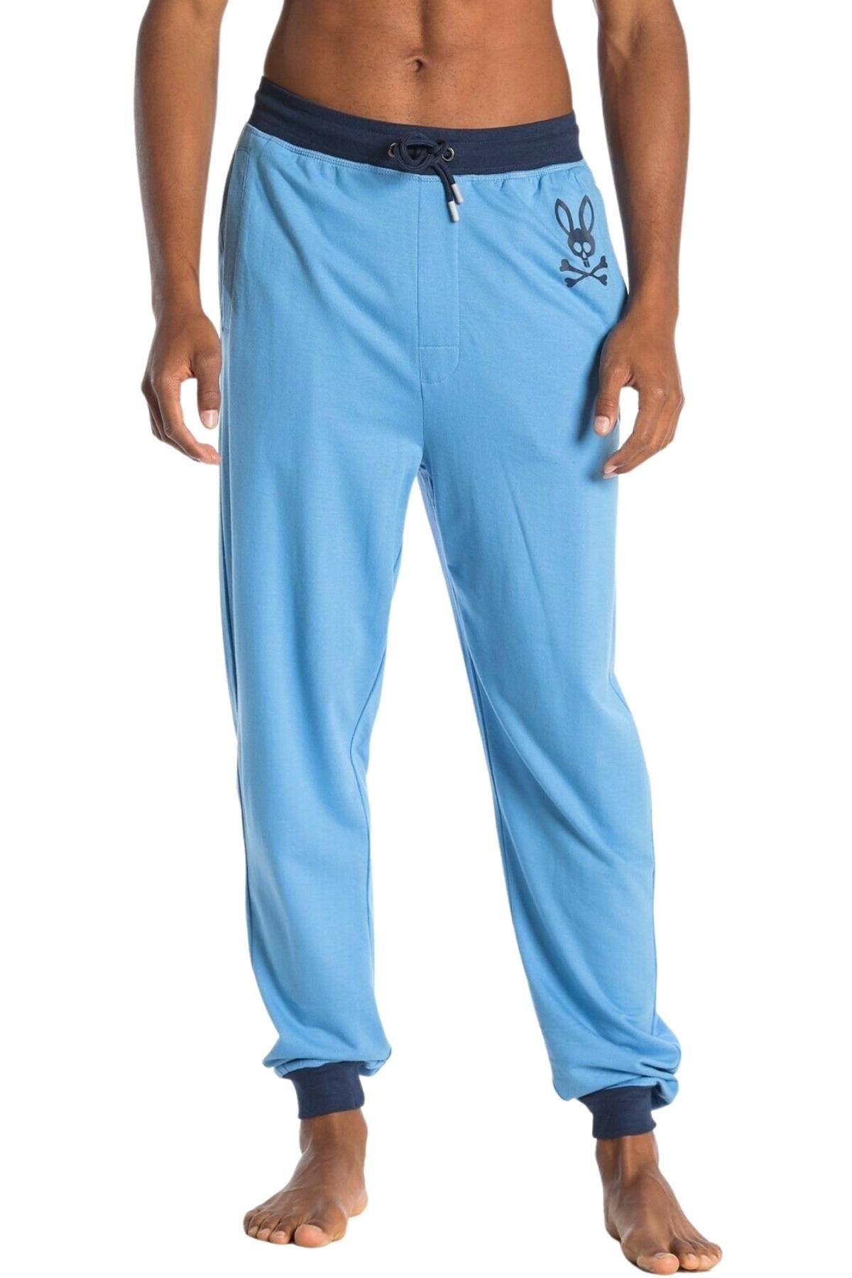 Psycho Bunny Blue Cuffed Lounge Jogger