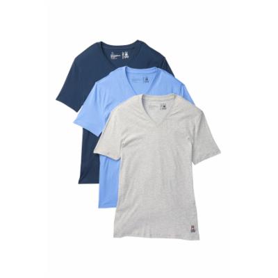 Psycho Bunny Classic V-Neck Tee - Pack of 3 Navy