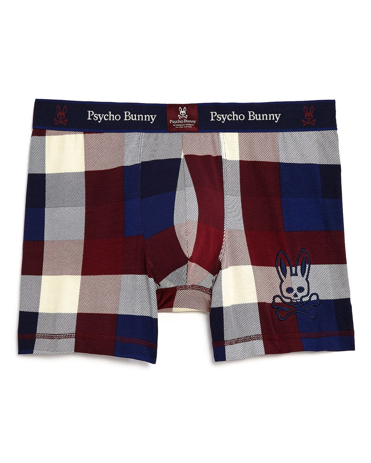 Psycho Bunny Knit Boxer Briefs Buffalo Plaid