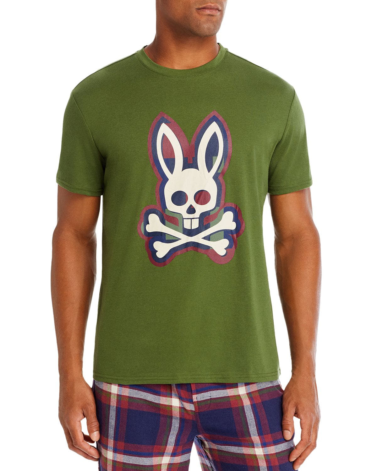 Psycho Bunny Lounge Bunny Crew Tee Chive