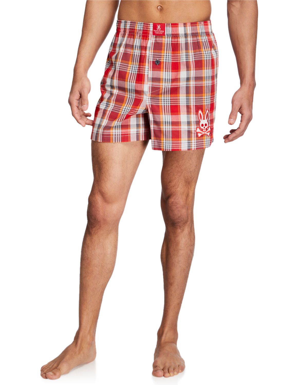 Psycho Bunny Men's Plaid Boxers