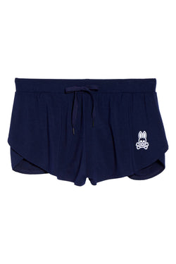Psycho Bunny Peacoat-Blue Scalloped Modal Drawstring Short thumbnail 3