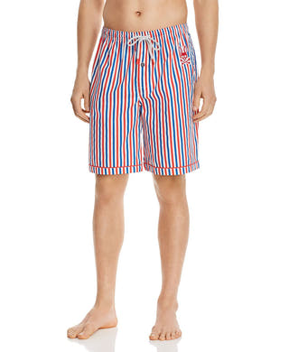 Psycho Bunny Woven Jam Lounge Shorts Newport Stripe