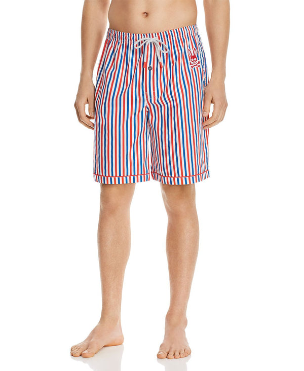 Psycho Bunny Woven Jam Lounge Shorts Newport Stripe