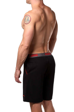 Puma Black Pique Sleep Short thumbnail 2