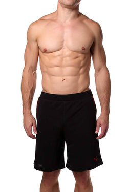 Puma Black Pique Sleep Short thumbnail 1