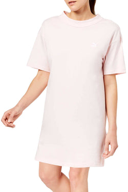 Puma Pearl Pink Cotton Bow T-Shirt Dress thumbnail 1