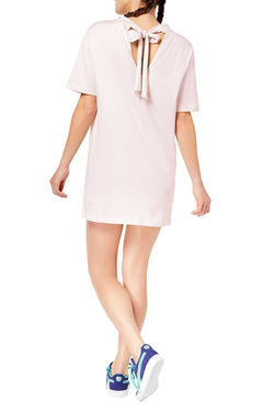 Puma Pearl Pink Cotton Bow T-Shirt Dress thumbnail 4
