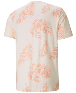 Puma Summer Court Frond Graphic T-shirt Pink thumbnail 2