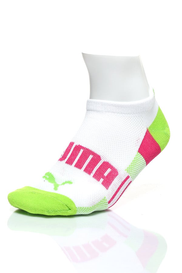 Puma White Strawberry No-Show Socks 3-Pack