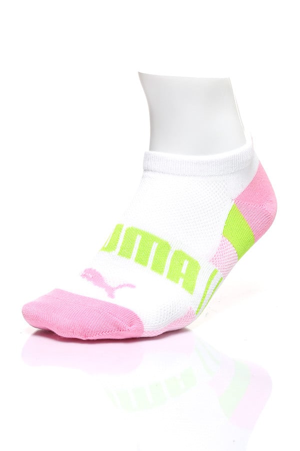 Puma White Strawberry No-Show Socks 3-Pack