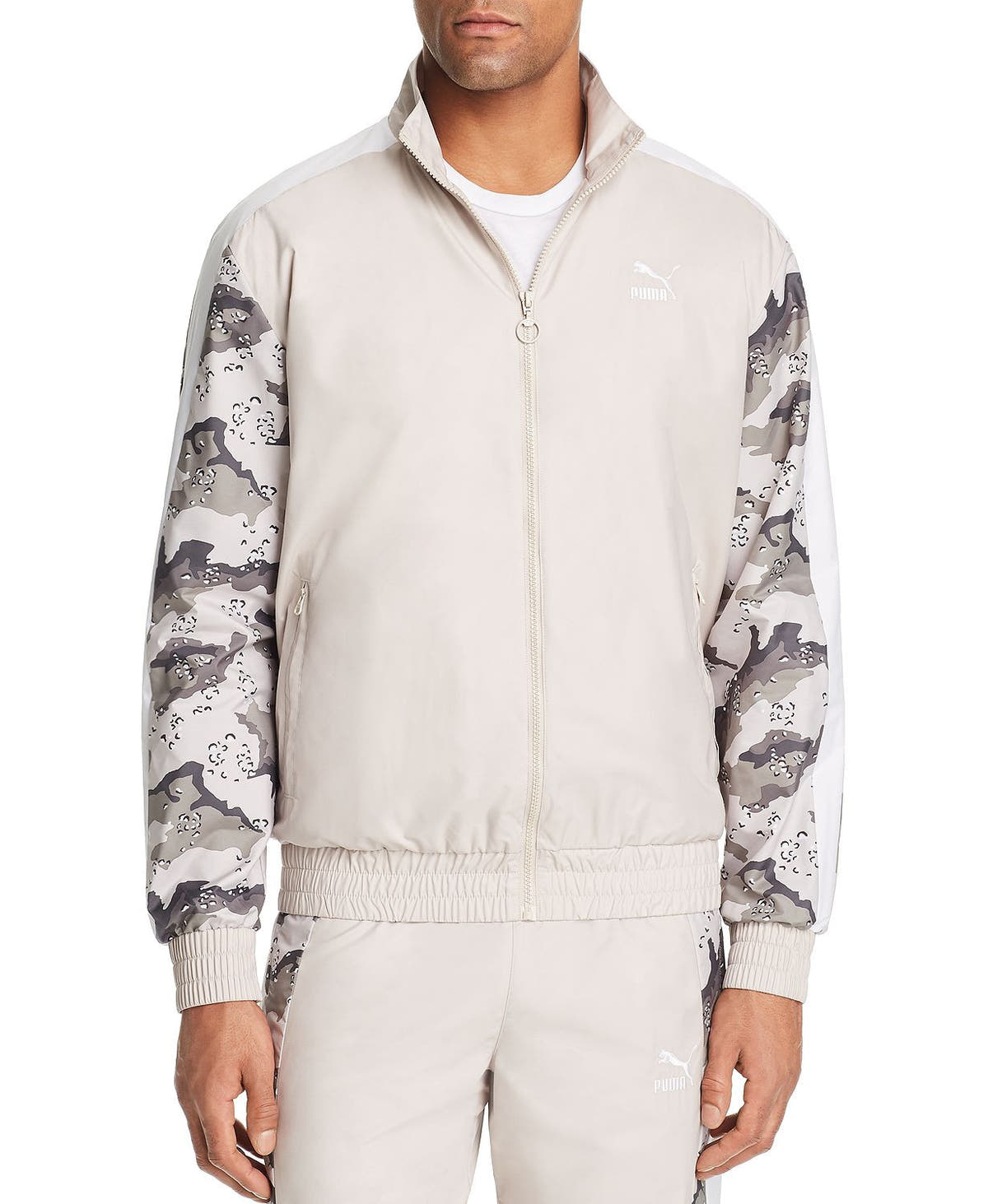 Puma Wild Pack Color-block Track Jacket Silver Gray