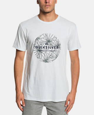 Quiksilver Classic Bob Graphic T-shirt Sky Gray Heather
