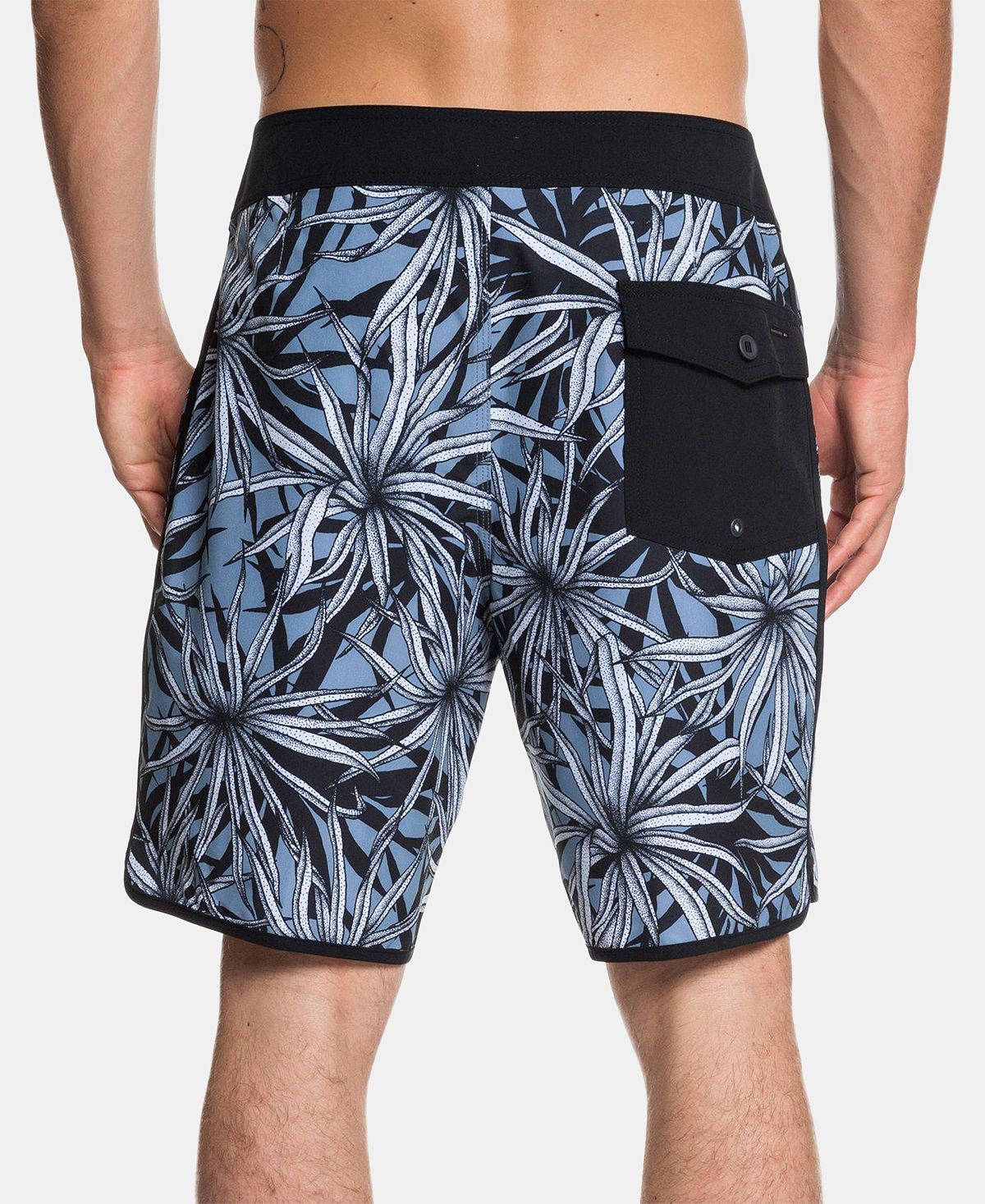 Quiksilver Highline Pandana Graphic 19" Board Shorts Stone Wash