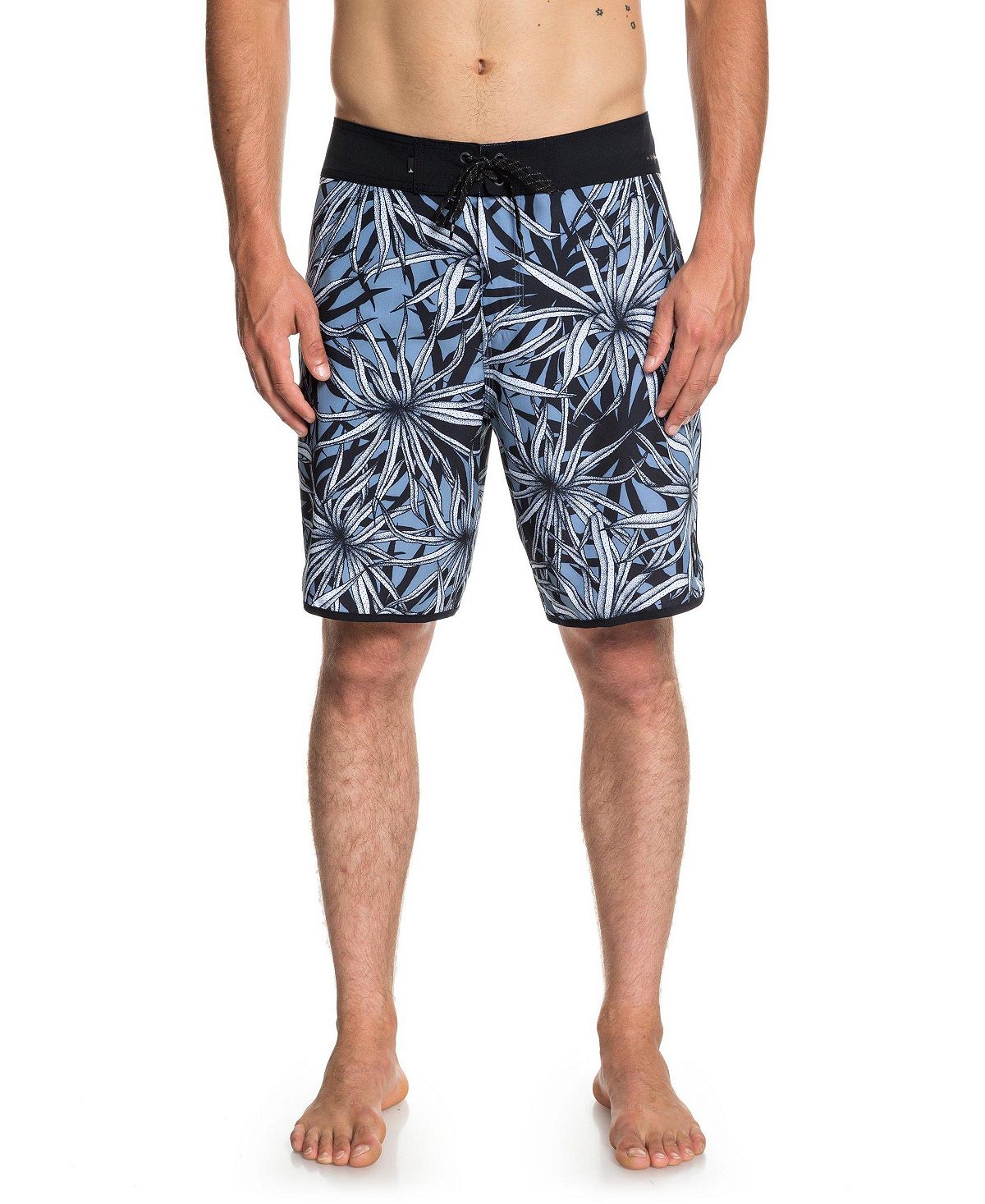 Quiksilver Highline Pandana Graphic 19" Board Shorts Stone Wash