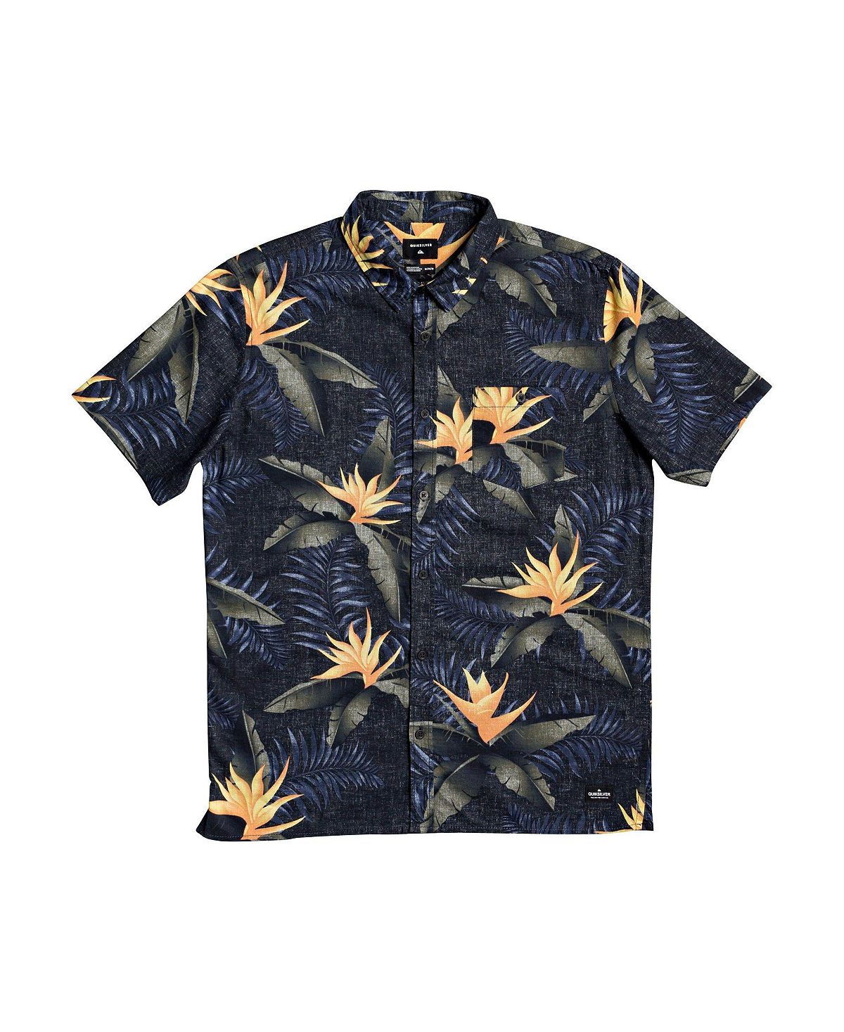 Quiksilver Poolsider Short Sleeve Shirt Black Pools