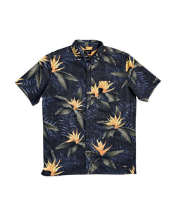 Quiksilver Poolsider Short Sleeve Shirt Black Pools thumbnail 1