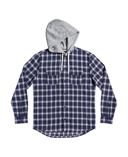 Quiksilver Snap Up Flannel Shirt Nightshadow Snap Up thumbnail 1