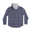 Quiksilver Snap Up Flannel Shirt Nightshadow Snap Up