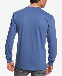 Quiksilver Twin Fin Blend Logo Graphic T-shirt Bijou Blue thumbnail 4