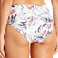 RACHEL by Rachel Roy High Waist Lace Up Bikini Bottom in White Floral
