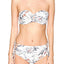 RACHEL by Rachel Roy High Waist Lace Up Bikini Bottom in White Floral