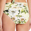 RACHEL by Rachel Roy High Waist Lace Up Bikini Bottom in Yellow Summer Floral
