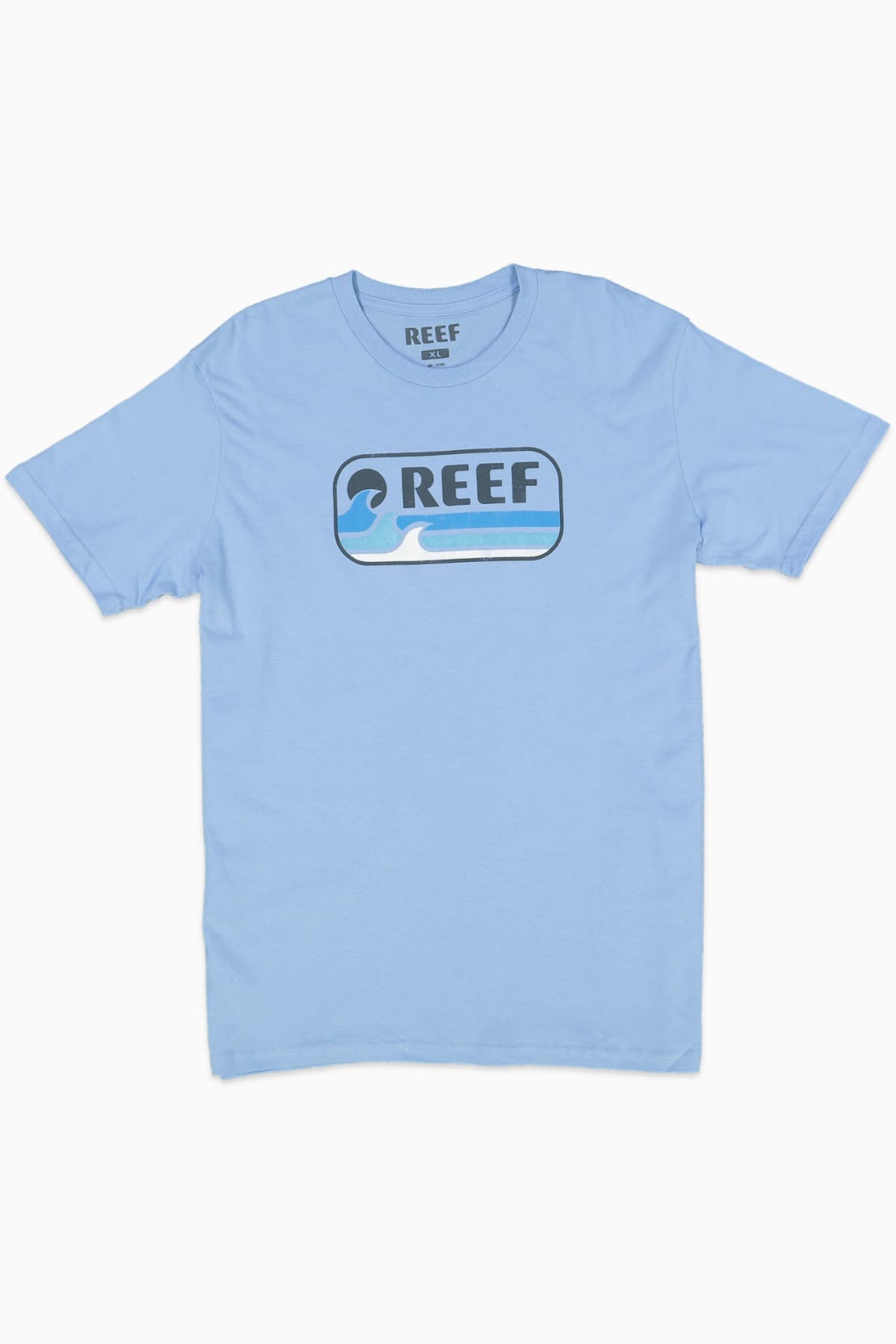 REEF Mens Serve Short White Cap Blue