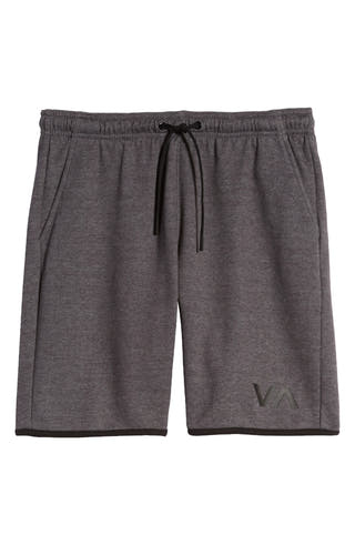 RVCA Men's Rvca Men's Sport Iv Drawstring Shorts, Size Large - Grey Gray