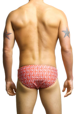 Radical Element Orange Brass Knuckles Gary Swim Brief thumbnail 3