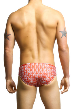 Radical Element Orange Brass Knuckles Luke Swim Brief thumbnail 3