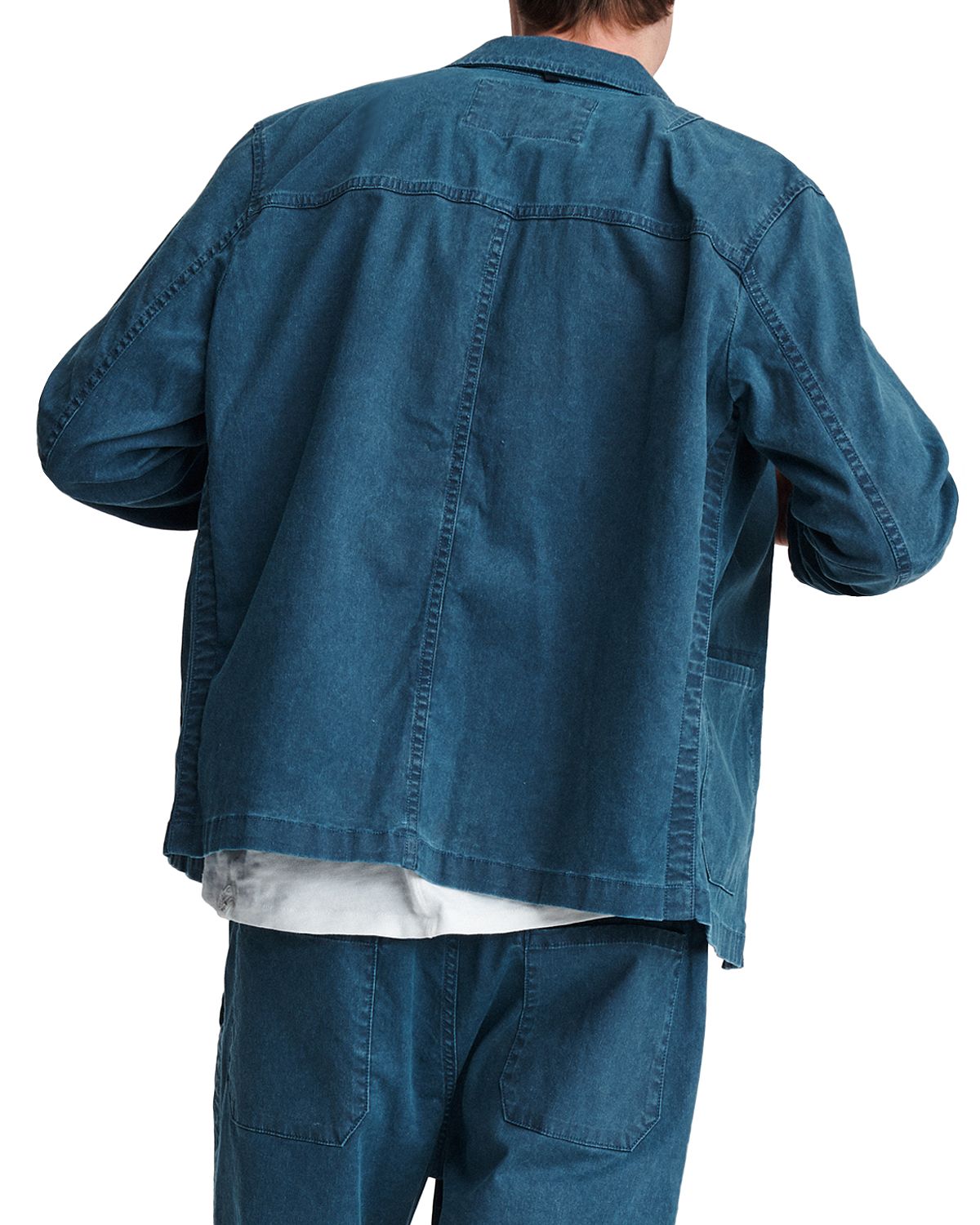 Rag & Bone Reed Regular Fit Skate Jacket Blue Sandstone