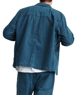Rag & Bone Reed Regular Fit Skate Jacket Blue Sandstone thumbnail 4