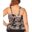 Raisins Curve Trendy Plus Juniors' Wild Romance Printed Atlantic Tankini Top Multi
