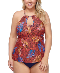 Raisins Curve Trendy Plus Nomad Rosalie Underwire Tankini Top Nomad thumbnail 3