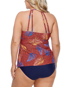Raisins Curve Trendy Plus Nomad Rosalie Underwire Tankini Top Nomad thumbnail 4