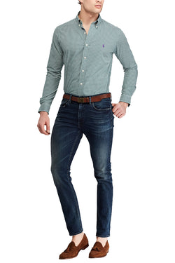 Ralph Lauren Evergreen Gingham Big/Tall Classic Fit Cotton Shirt thumbnail 3