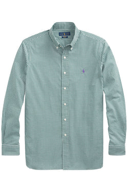 Ralph Lauren Evergreen Gingham Big/Tall Classic Fit Cotton Shirt thumbnail 2