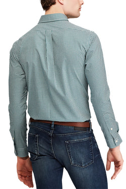 Ralph Lauren Evergreen Gingham Big/Tall Classic Fit Cotton Shirt thumbnail 4