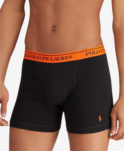 Ralph Lauren Polo Ralph Lauren Classic Fit Knit Cotton Boxers 3-pk. Oat Hthr/olive/polo Blk thumbnail 1