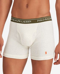 Ralph Lauren Polo Ralph Lauren Classic Fit Knit Cotton Boxers 3-pk. Oat Hthr/olive/polo Blk thumbnail 2