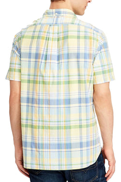 Ralph Lauren Yellow/Aqua Standard Beach Button Up Shirt thumbnail 3