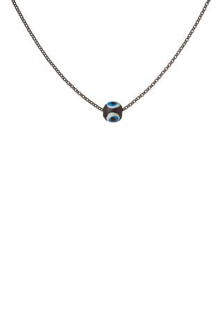 Rave Brown Evil Eye Necklace