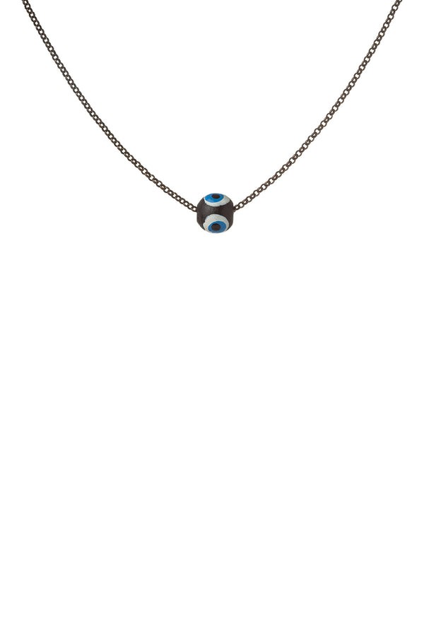 Rave Brown Evil Eye Necklace